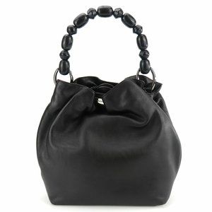 DIOR Brown Pearl Leather Bag